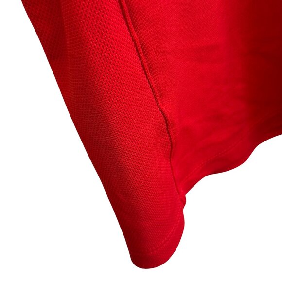 Fila Mens Stay the Course Athletic Fit Red Golf Polo - Size XL - Picture 7 of 7